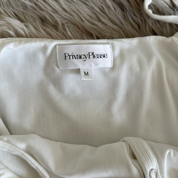Privacy Please Edition Bodysuit Ivory White Size M - Picture 4 of 6
